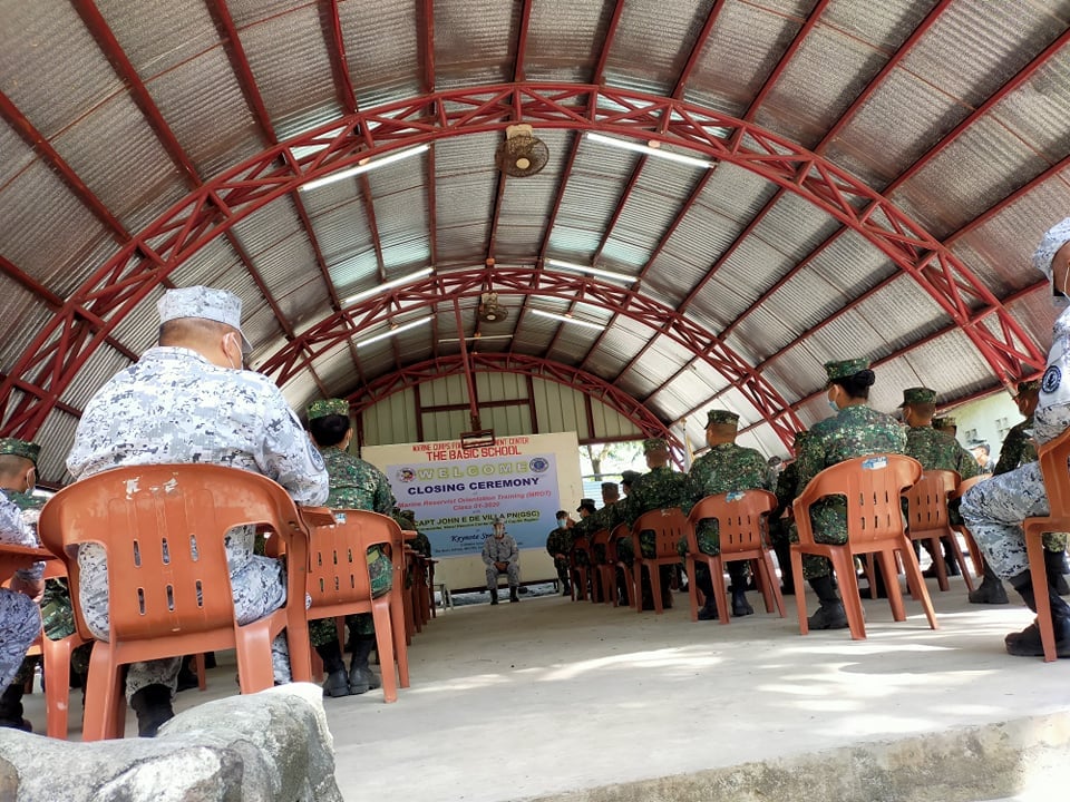 NRCen-NCR Closing Ceremony of Marine Reservist in Ternate, Cavite